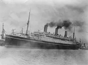 Ship Collection: Originally SS Tirpitz she was later renamed the RMS Empress of Australia ocean liner