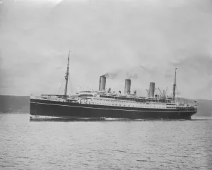 Originally SS Tirpitz she was later renamed the RMS Empress of Australia ocean liner
