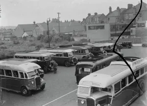 An outting for the blind in Bexleyheath, Kent. 17 June 1937