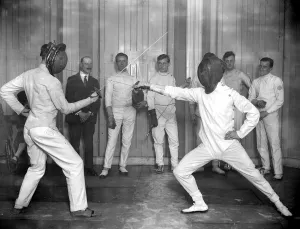 Oxford V Royal Navy fencing Tournament at Capt Grave s. Mr A. Sillery (St John s)