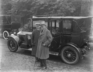 Oxford versus Cambridge at Lords. Lord Long arriving. 7 July 1924