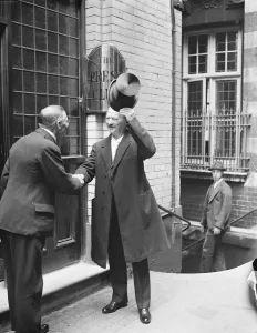 Paderewski at the Press Club. M Paderewski, the famous pianist, was the guest