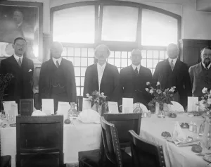 Paderewski at the press club. M Paderewski, the famous pianist was the guest of