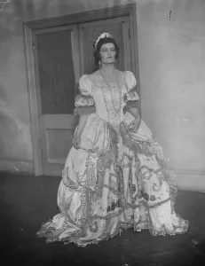 Costume Prints: Pageant of Lovers through all the ages at new theatre. Lady Ravensdale as