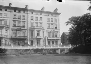 A Palace for the US Ambassador at 13 and 14, Princes Gate, London. A front
