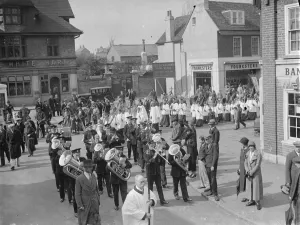 Band Prints: Palm Sunday procession at Orpington, Kent. 1935