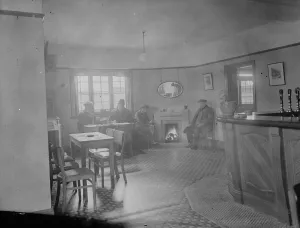 The Papermakers Arms pub in Hawley, Kent. A photo of the interior