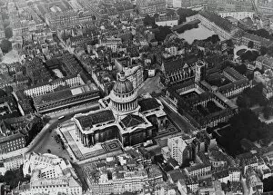 French Collection: Paris as seen from the air. Showing the Pantheon. 1 November 1928
