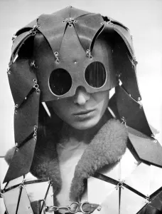 Paris: This striking fashion from Parisian fashion Designer Paco Rabanne, to protect