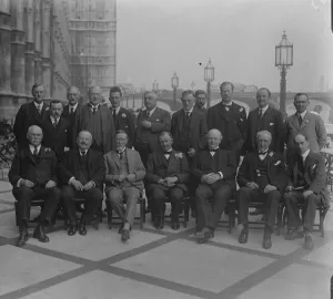 Politicians Prints: Parliamentary visit to South Africa. Delegates from the United Kingdom and Canadian