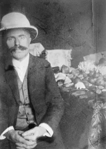 Moustache Prints: Paul Funda, Czech tailor, owner of Nananu - i - cake island, Fiji. 1924