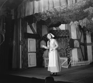 Petts Wood Operatic Society performing on stage. 1936