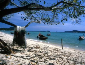 Landscapes Prints: Phunket beach to South Near Cape Phromthen