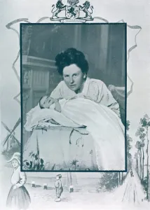 Baby Prints: The picture of Queen Wilhelmina and her child, a photograph by the Prince Consort IF