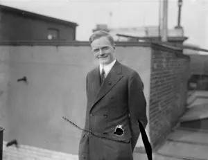 Picture wizard of the Ether. Captain R C Ranger, who has arrived in England with