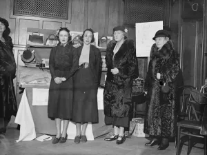 Stall Prints: Pictured at the bazaar held at Westminster Cathedral in aid of a Roman Catholic Parochial