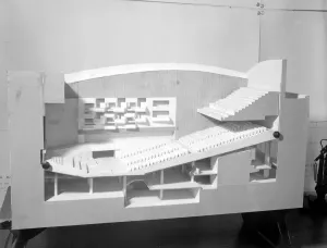 Model Prints: Plane for the new concert hall to be erected on the South Bank of the Thames for