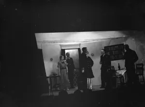 The play The Middle Watch is performed at the Hartley Country Club