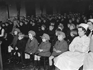 Spectator Collection: A play shown to children at South Hospital in Dartford, Kent. 1936