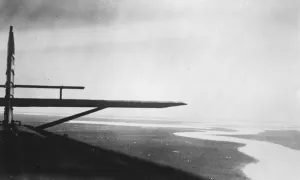 The polar flight N25 over ice on 87 44 just before landing 6 July 1925