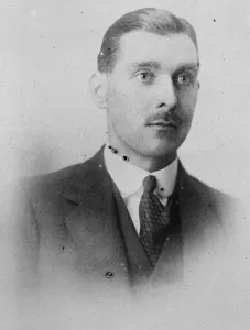 Police hunt for six foot Major. Mrs Margery Bailey, the wife of Major N P Bailey