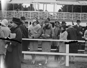 Polo at Hurlingham - El Gordo versus Hurricanes. Lady Louis Mountbatten ( left )