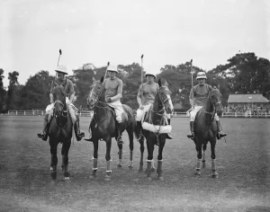 Polo at Hurlingham - El Gordo versus Hurricanes. Mr H A E Traill, Major A L Tate