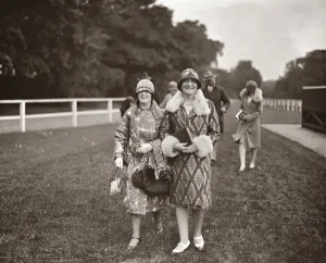 Polo at Hurlingham - Queens Bays versus 10th Hussars. Mrs Arthur Franke