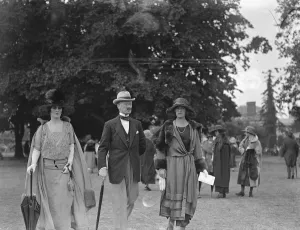 Polo at the Ranelagh Club, West London. The Anglo - French Polo match for