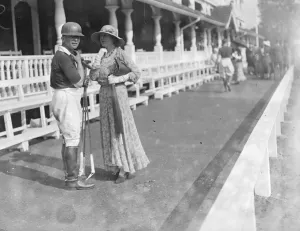 Polo at the Ranelagh Club, West London. Competing for the Duke of Yorks Cup