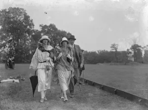 Polo at the Ranelagh Club, West London. The Anglo - French Polo match for
