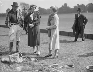 Polo at the Ranelagh Club, West London. At the match between the, Panthers