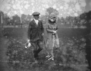 Polo Mallet Prints: Polo at Ranelagh. Mr and Hon Mrs Walter Sale. 2 May 1928