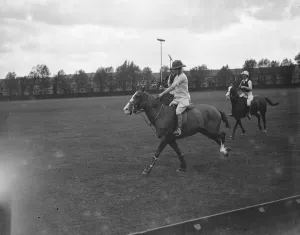 Polo at Ranelagh. The Prince of Wales and the Duke of York. 27 May 1924