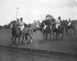 Sportsman Prints: Polo at Ranelagh. The Prince of Wales and the Duke of York. 27 May 1924
