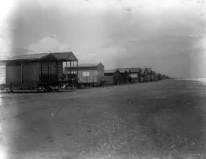 Port Said, Egypt - the beach. 1923
