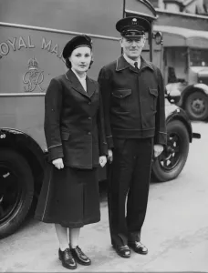 Post Office Experiments With Golf Jackets And Berets For Staff. New uniforms for men