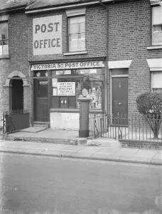 Shop Prints: The Post Office at Victoria Street, Gillingham, Kent. 1938