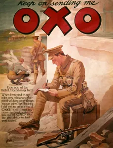 Soldier Prints: Poster advertising OXO from World War I (litho) by Frank Dadd (1851-1929)- Soldier
