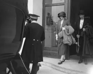 Pourville Sur Mer attracts social stars. The Countess of Bradford. 24 July 1922