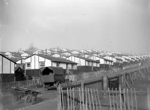 London Life Prints: Prefabs at Eltham, London. 1933