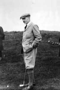 The Premier on Holiday Mr Ramsay MacDonald is spnding a golfing holiday with Lord Thomson