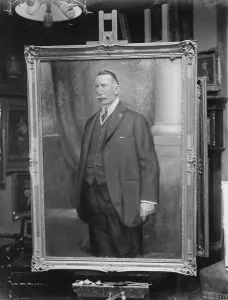 Painting Prints: Premier of Northern Ireland sits for his portrait The picture of Sir James Craig