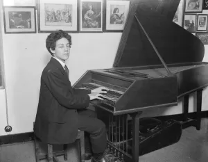 Preparing for Haslemere Festival of old chamber music. Famous family who make old