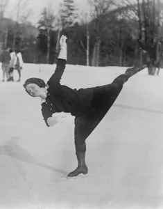 Preparing for the Olympic Games Beatrice Loughran, of New York, the champion American