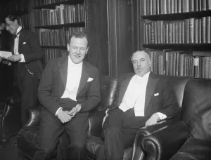 Press clubs musical house dinner. Sir Thomas Beecham and Mr Jack Hylton. 27