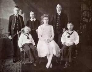 Family Prints: Prince Albert, Prince Henry, Prince Edward of Wales Prince John, Princess Mary