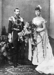 Prince George the Duke of York marries Princess Mary of Teck Pic shows Duke