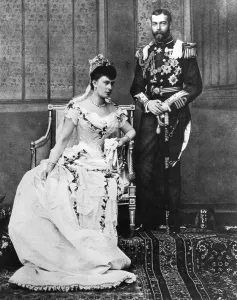Wedding Prints: Prince George the Duke of York marries Princess Mary of Teck Pic shows Duke