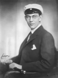 Prince Lennart of Sweden, the only son of Prince Wilhelm, the younger brother of